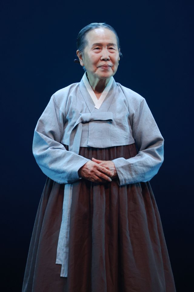 '영웅'에서 조마리아 역 맡은 박정자<YONHAP NO-4594>