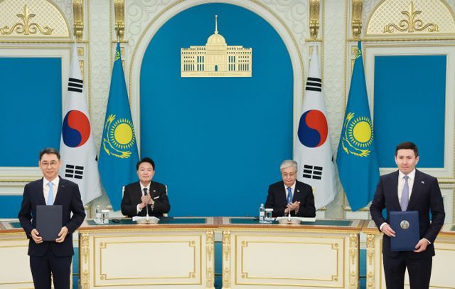 한-카자흐 전력산업 발전 협력 MOU 서명