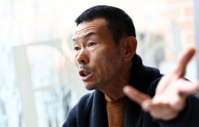 손웅정 감독이 인터뷰를 하고 있다. 연합뉴스