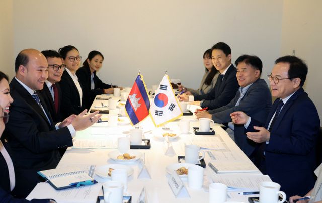 캄보디아 부총리 면담1