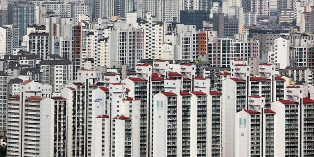 서울시내 아파트 밀집지역 전경