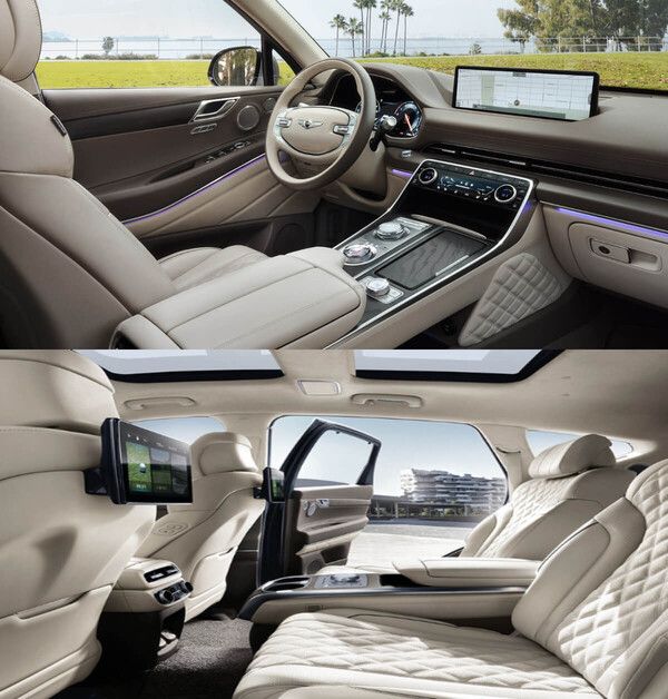 사진=현대자동차 제네시스 (제네시스 GV80 모델 실내)