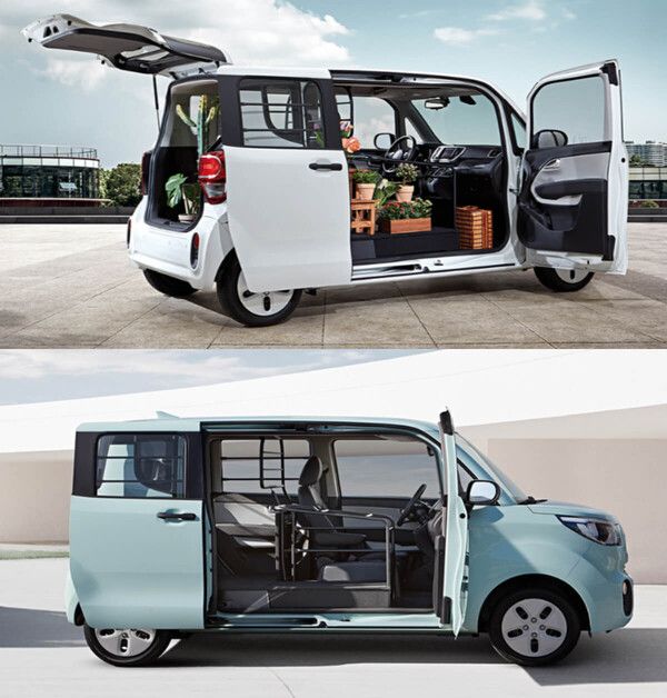 사진=기아 자동차 (기아 레이 1인승 밴 내부)