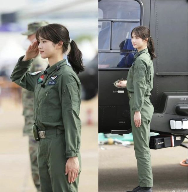 18일 홍콩 사우스차이나모닝포스트(SCMP) 보도에 따르면 그 주인공은 25세의 중국 인민해방군(PLA)의 소위 조종사 쉬펑찬이다. (사진= 웨이보 캡처) *재판매 및 DB 금지 / 사진 = 뉴시스