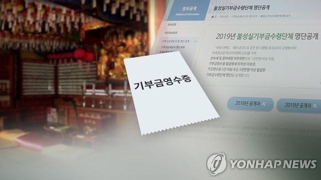 50억대 가짜 기부금 영수증 발행해 세금 포탈... 아버지는 실형·아들은 집행유예... / 사진 = 연합뉴스