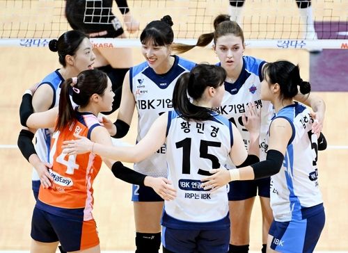 IBK기업은행 선수들[한국배구연맹 제공. 재배포 및 DB 금지] / 사진 = 연합뉴스
