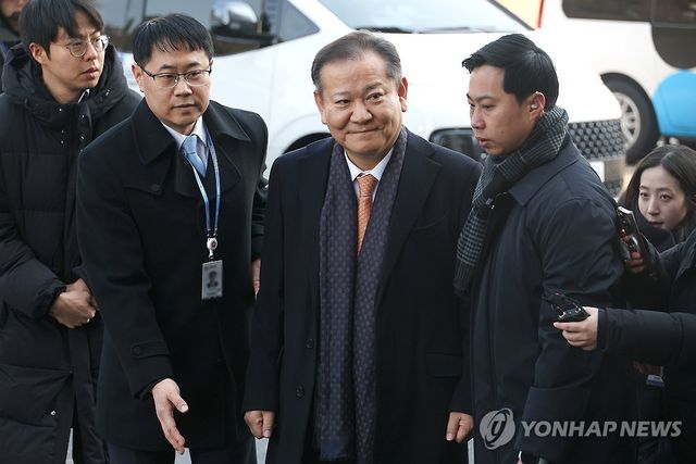 이상민 전 행정안전부 장관이 11일 서울 종로구 헌법재판소에서 열린 윤석열 대통령 탄핵심판 7차 변론에 출석하고 있다. 2025.2.11 [사진공동취재단] / 사진 = 연합뉴스