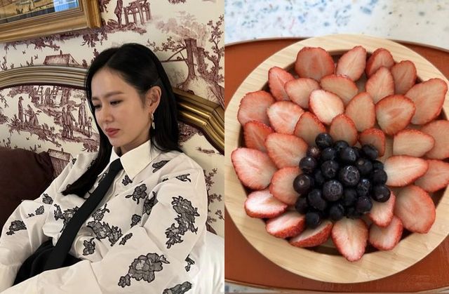 배우 손예진(왼쪽)이 주말 일상을 공개했다. (사진=손예진 인스타그램 캡처) 2025.02.23.&nbsp; *재판매 및 DB 금지 / 사진 = 뉴시스