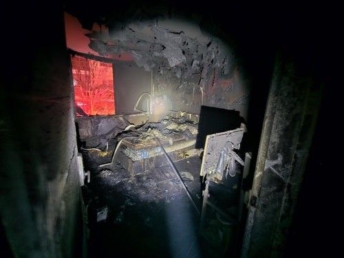 광주 빌라 화재[광주 북부소방서 제공. 재판매 및 DB 금지] / 사진 = 연합뉴스