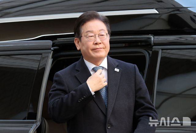 이재명 더불어민주당 대표가 26일 서울 서초구 서울고등법원에서 열린 공식선거법 위반 혐의 항소심 5차 공판에 출석하고 있다. 2025.02.26. / 사진 = 뉴시스