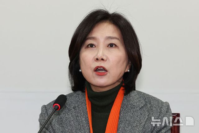 허은아 개혁신당 대표가 5일 오전 서울 여의도 국회에서 열린 최고위원회의에서 발언하고 있다. 2025.02.05. / 사진 = 뉴시스