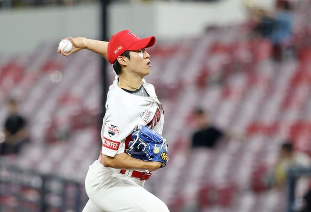 프로야구 KIA 타이거즈 김사윤. 2024.04.18. (사진=KIA 제공) *재판매 및 DB 금지 / 사진 = 뉴시스