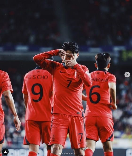 손흥민 인스타그램