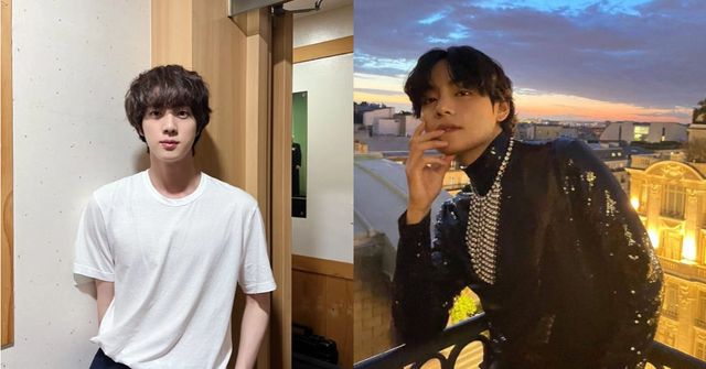 사진=BTS 진 인스타그램/BTS 뷔 인스타그램