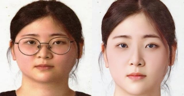 사진=정유정/온라인 커뮤니티(포토샵을 활용해 화장한 정유정)