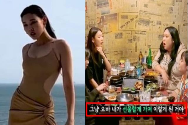 출처:유튜브 채널 '한혜진' (좌) / LG U+모바일tv 예능 '믿고 말해보는 편-내편하자 시즌3'(우)