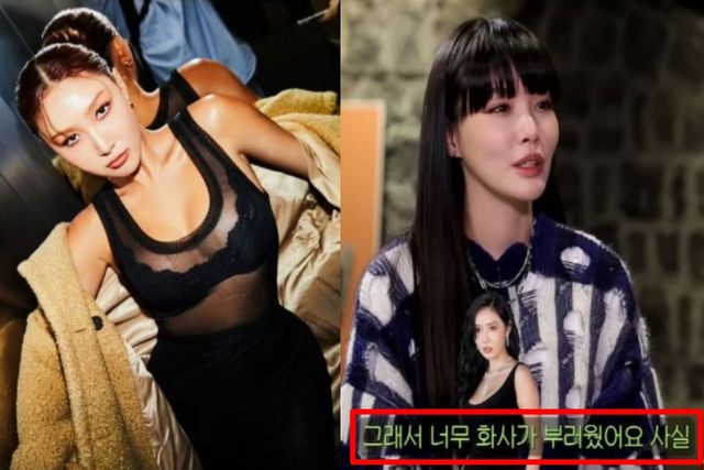 출처:화사SNS(좌) / 유튜브 채널 '짠한형 신동엽'(우)