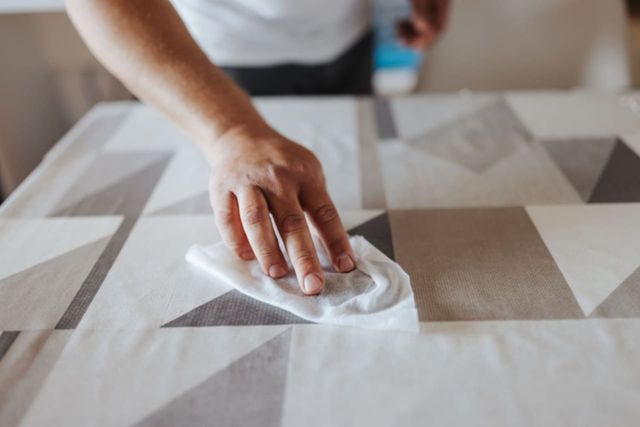 ⓒ게티이미지뱅크(물티슈 식탁)