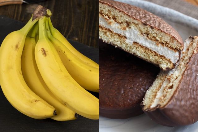 ⓒ게티이미지뱅크(바나나)/ⓒ게티이미지뱅크(초코파이)