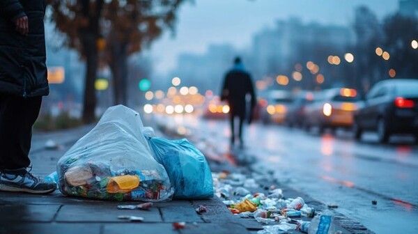 ⓒ게티이미지뱅크(도로 쓰레기)