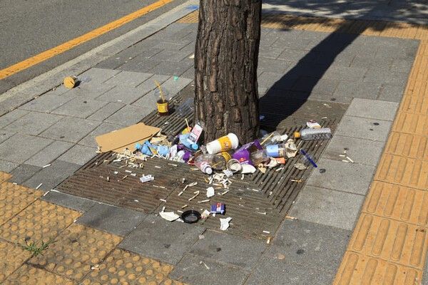 ⓒ게티이미지뱅크(도로 쓰레기)