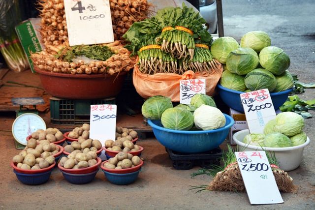 ⓒ게티이미지뱅크(시장 채소)