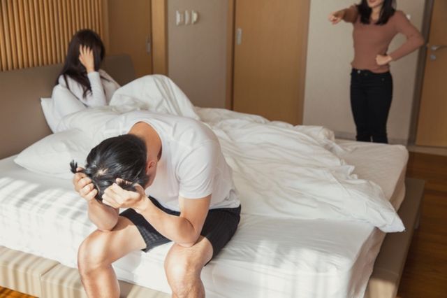 ⓒ게티이미지뱅크(불륜 들키다)