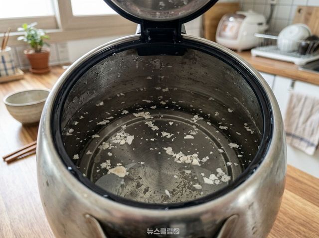 커피포트 석회질 청소 / 사진=뉴스클립