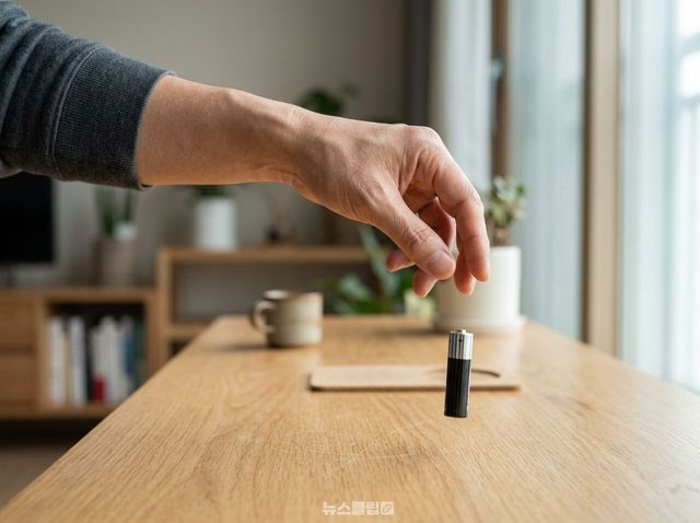다 쓴 건전지 확인 방법 / 사진=뉴스클립