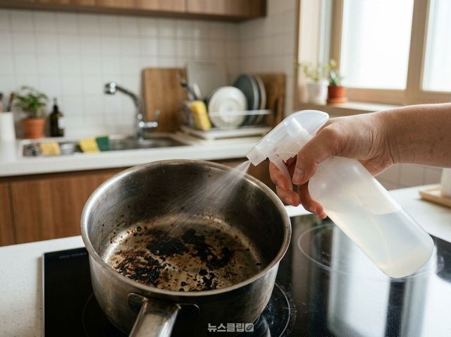 냄비 탄자국 / 사진=뉴스클립