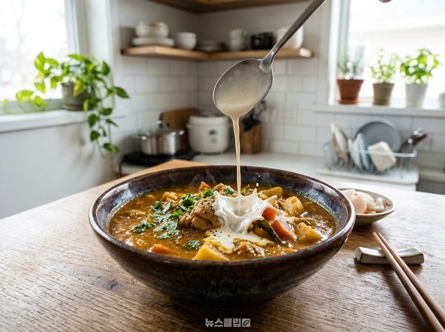 사과 카레 / 사진=뉴스클립