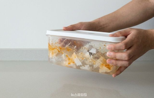밀폐용기 키친타올 설거지 / 기사 이해를 돕기 위한 AI 이미지