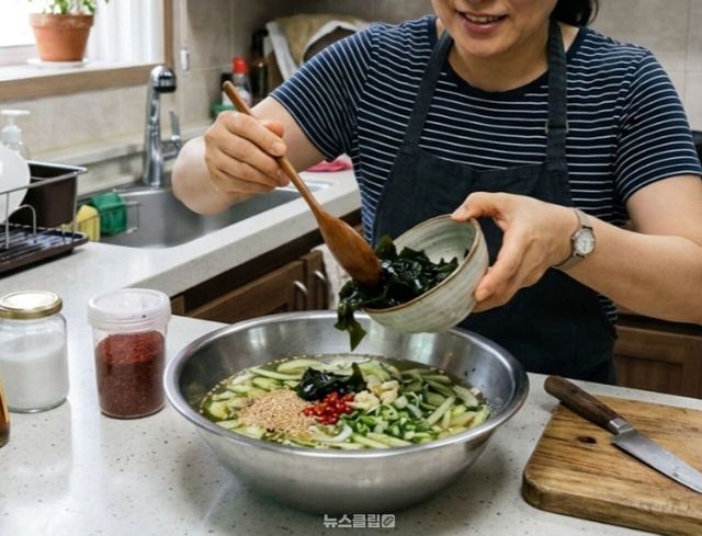 오이냉국 / 기사 이해를 돕기 위한 AI 이미지