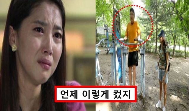 오윤아와 아들 민이