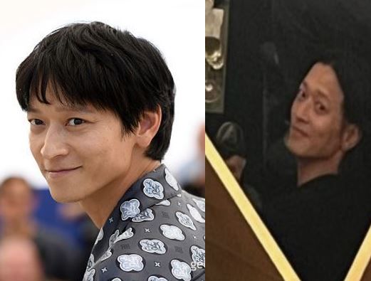 왼쪽 - 배우 강동원 사진 / 오른쪽 - 해외파티서 포착 된 강동원 의심(?) 사진