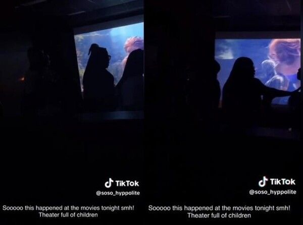 '흑인 인어공주' 때문에 결국 극장에서 싸움 벌어졌다 / 사진=틱톡