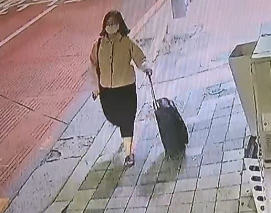 살해 후 캐리어 챙겨 다시가는 정유정 CCTV 영상