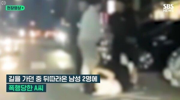 서산 무차별 폭행 블랙박스 영상 / 사진=SBS