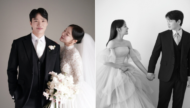 김기리 문지인 웨딩사진