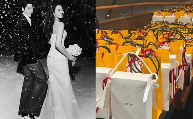 김우빈 신민아 답례품 가격 결혼식 하객 선물