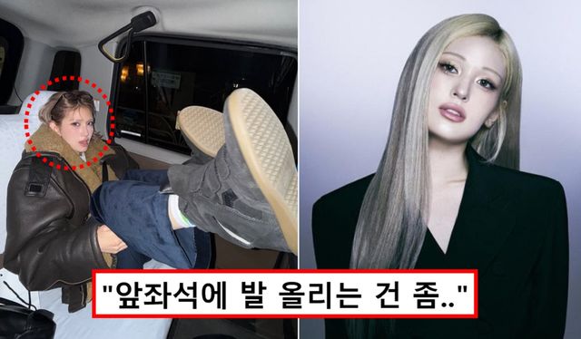 전소미 일본 택시 신발 무개념 논란 나이