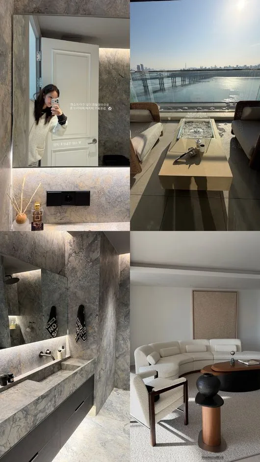 효민 신혼집 휴지 논란 인테리어 김건희 블랙 화장지