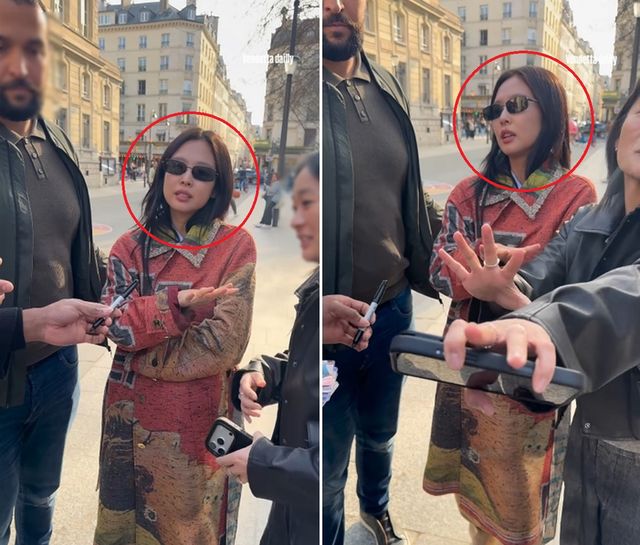 제니 파리 사인 리셀러 논란 스트레스 태도