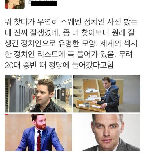 스웨덴 정치인의 외모.jpg