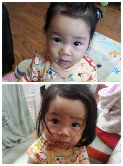 밥을 어떻게 먹였길래..