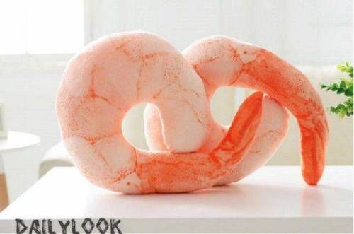 디테일 甲 리얼한 새우 목베개