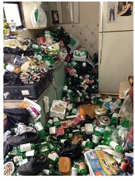 어느 알콜중독자의 고독사