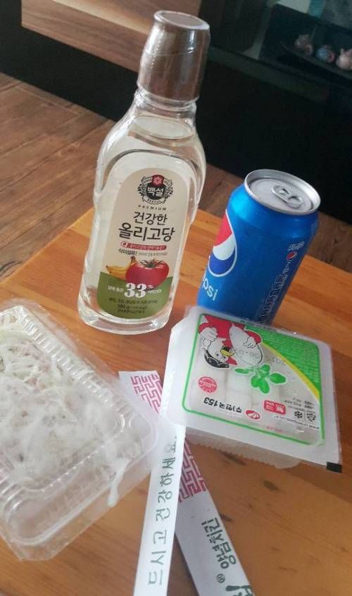 허니 올리고당 치킨을 시켰더니