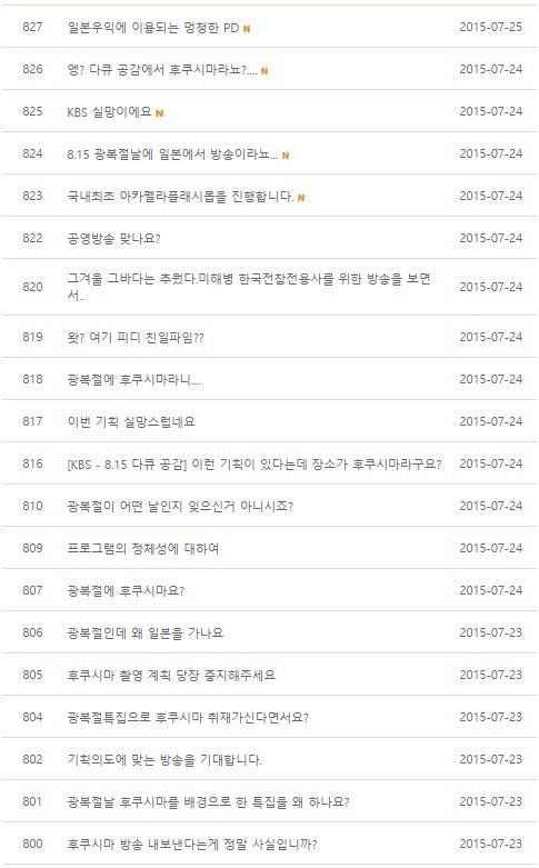 요즘 논란중인 후쿠시마 공연