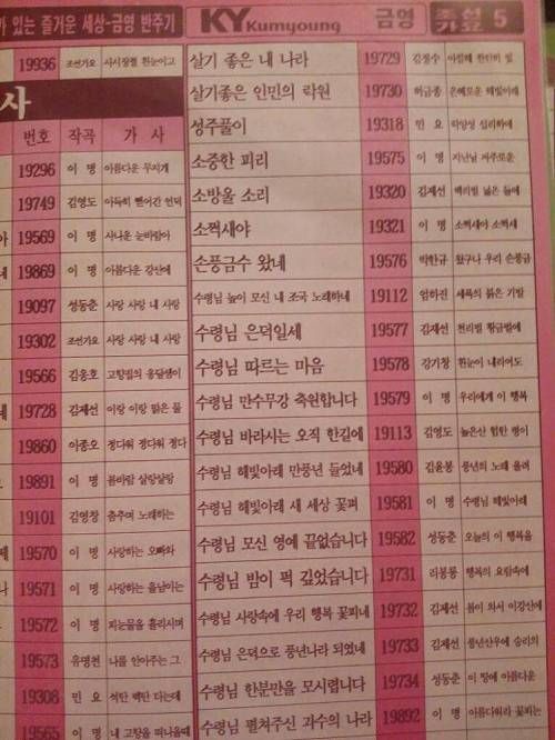 연변의 어느 노래방책